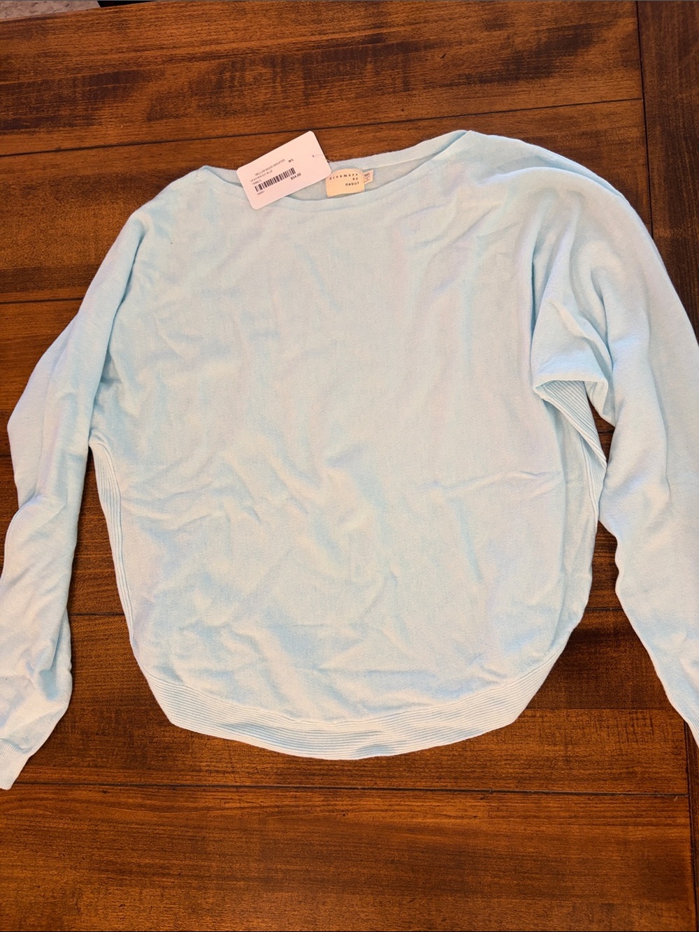 NWT Light Blue Long Sleeve Sweater